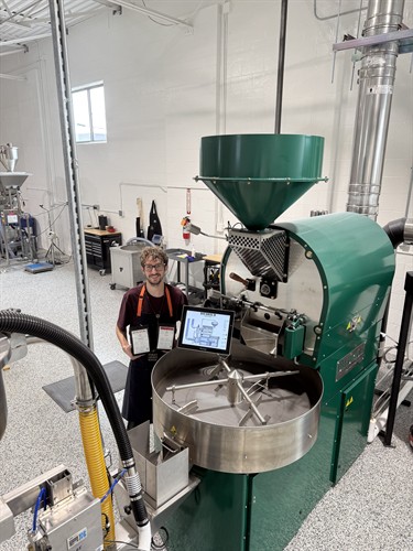 Our team at the roaster