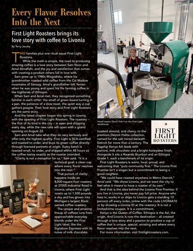 Livonia Today feature — our love story with coffee comes to Livonia