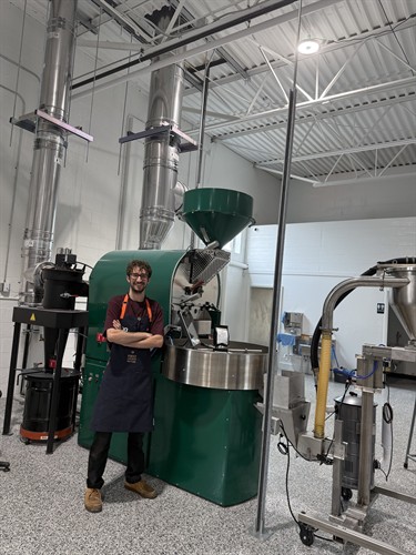 Our head roaster at the Diedrich