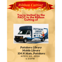 2026 Ribbon Cutting - Pottsboro Library “Around Town” Outreach Vehicle