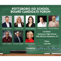 2026 Pottsboro School Board Candidate Forum