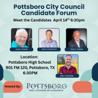 2026 Pottsboro City Council Candidate Forum