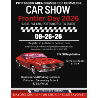 2026 Frontier Day Car Show