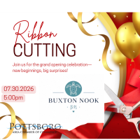2026 Grand Opening - Ribbon Cutting Buxton Nook
