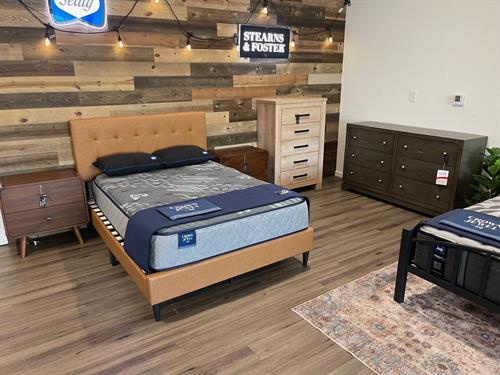 Dressers, night stands, bed frames and mattresses