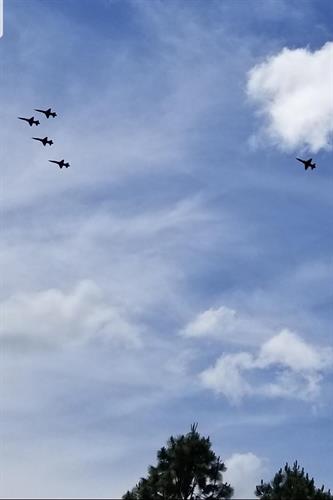 The Blue Angels flyover 5-15-2020