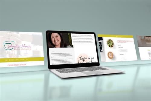 Angela Morris, Coffee Side Coaching - website design