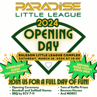 2024 Paradise Little League Opening Day