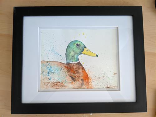 Gift of a Duck Watercolor 