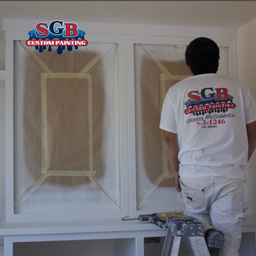 Fine cabinetry painting 