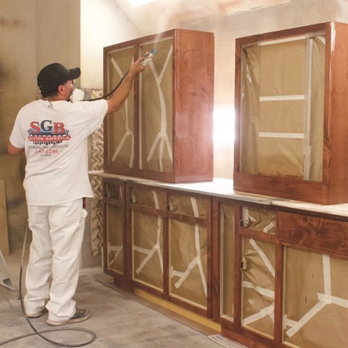 Fine cabinetry painting