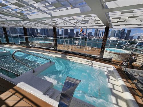 thermal suite onboard a luxury cruise ship