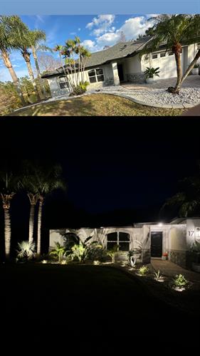 Residential Landscaping Make over and Landscape Lighting Install 