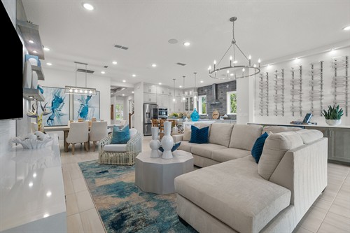 Lantana Model Great Room in Ridgehaven