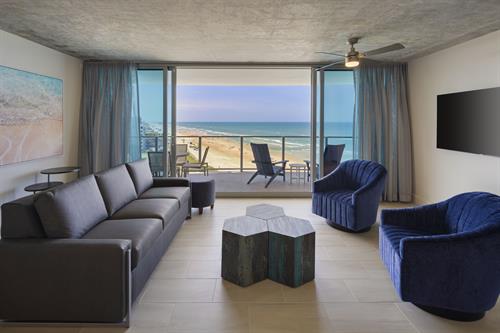 Living Room Two Bedroom Oceanview