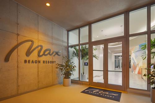Max Beach Resort Entrance