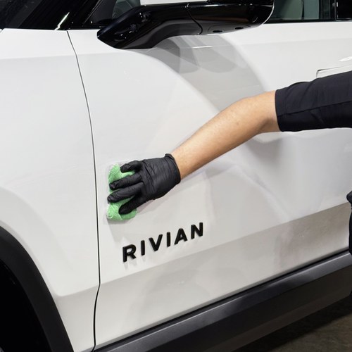 Ceramic coating on a Rivian R1T, Ormond Beach