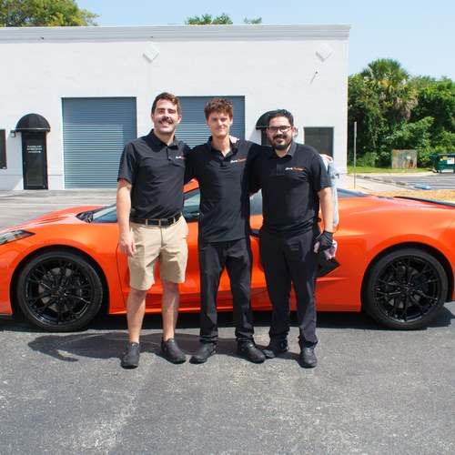 The Clearly Protected installation team, Ormond Beach