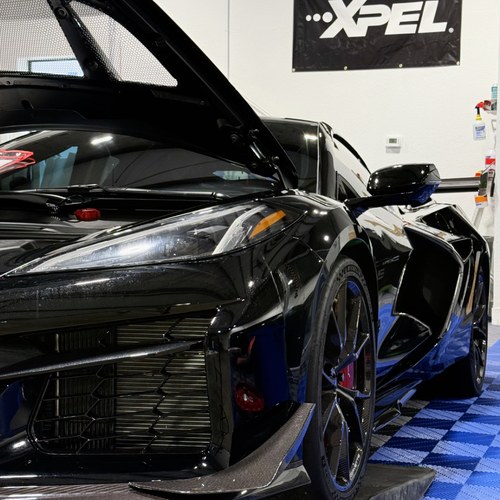 Corvette ZR1 protected with XPEL film, Ormond Beach