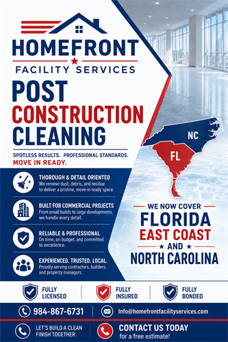 Post Construction Cleaning 