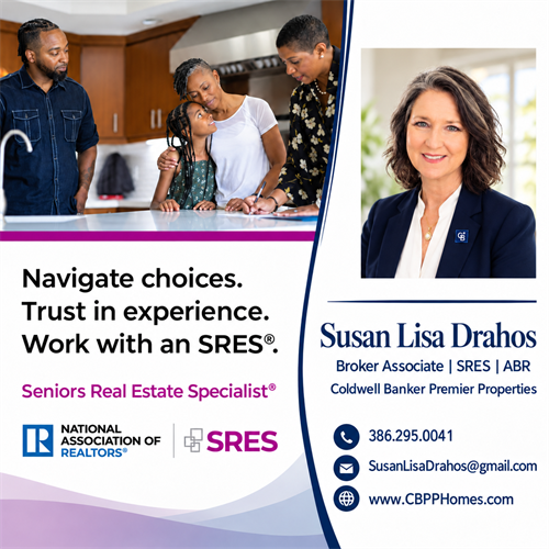 Susan Lisa Drahos | Seniors Real Estate Specialist (SRES®) | Ormond Beach, FL