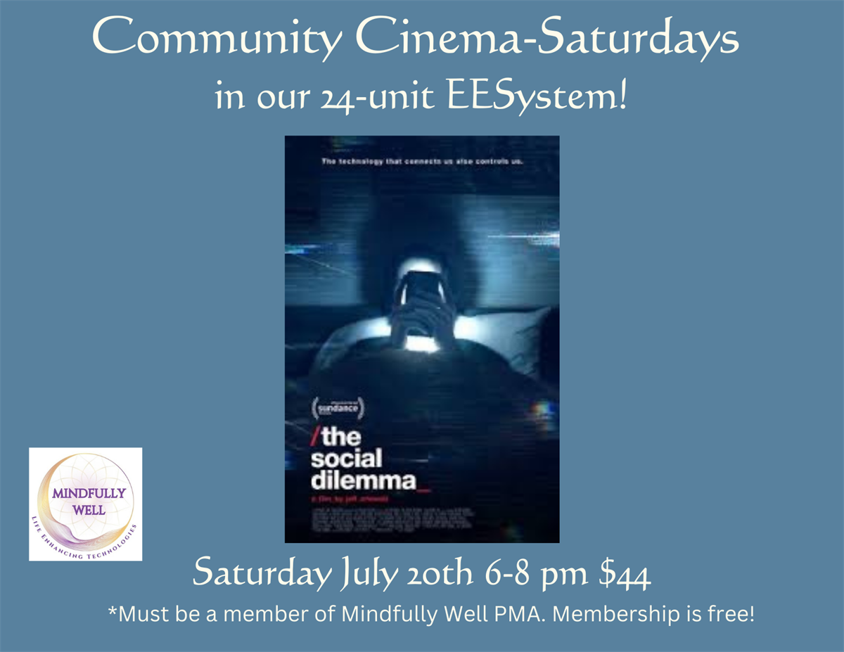 Cinema Saturday-the Social Dilemma - Jul 20, 2024 - Henderson County 