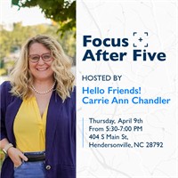 Focus After Five | Hello Friends!
