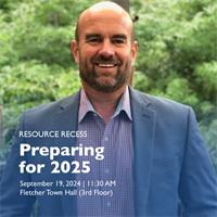 Resource Recess | Preparing for 2025 with Jonathan Brake