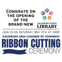 Ribbon Cutting: Galesburg Public Library