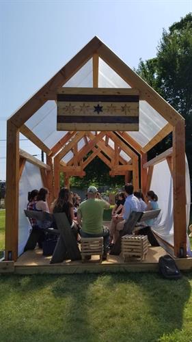 Nesting Timber Frame in Chicago Nesting Timber Frame in Chicago