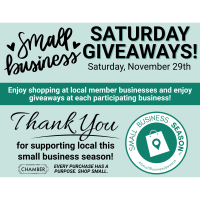 Galesburg Area Chamber of Commerce Announces Community-Wide Small Business Saturday Event