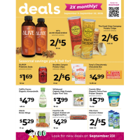 Cornucopia Ad 9/9/26 to 9/22/26