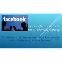 Workshop -Hands On Facebook for Business