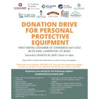Donation Drive For Personal Protective Equipment