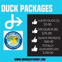 Dam Ducky Derby - August 1 - Evergreen Dam