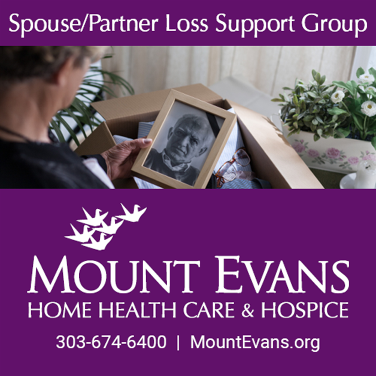 Spouse/Partner Loss Support Group led by Mount Evans Home Health Care & Hospice