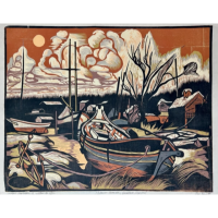 Don Gorvett Studio and Gallery // New Woodcuts and Drawings: Rediscovering Cape Ann, 2019 to present.
