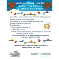 Addison Gilbert Hospital Holiday Tree Lighting A Lights of Love Event