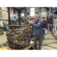 Sculptural Planters by Chris Williams Sculpture - Dedication for Gloucester’s 400th