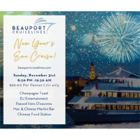 Beauport Cruiseline's New Year's Eve Cruise