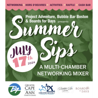 'Summer Sips' A Multi-Chamber Networking Mixer at Project Adventure