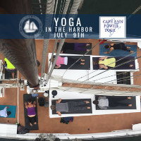 Cape Ann Power Yoga aboard the Schooner Thomas E Lannon