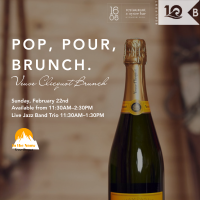 Veuve Clicquot Brunch at 1606 Restaurant & Oyster Bar