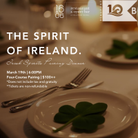 The Spirit of Ireland: An Irish Spirits Pairing Dinner