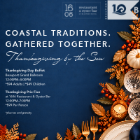 Thanksgiving by the Sea at Beauport Hotel