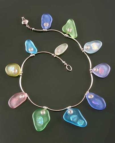 "Faux Seaglass" necklace