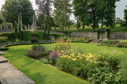 Italian Garden, Castle Hill on the Crane Estate (Credit: Stoney Stone/The Trustees)