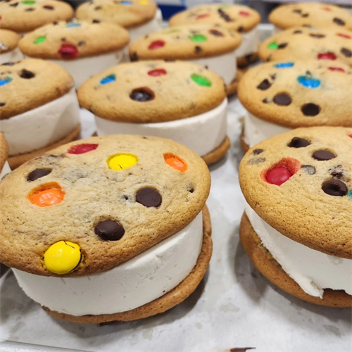 Ice Cream Stuffed Cookies
