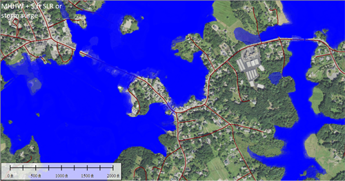 Essex Causeway with 5 ft. of Sea Level Rise or Storm Surge