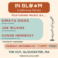 In Bloom Listening Series with Kimaya Diggs, Joe Wilkins, and Conor Hennessy